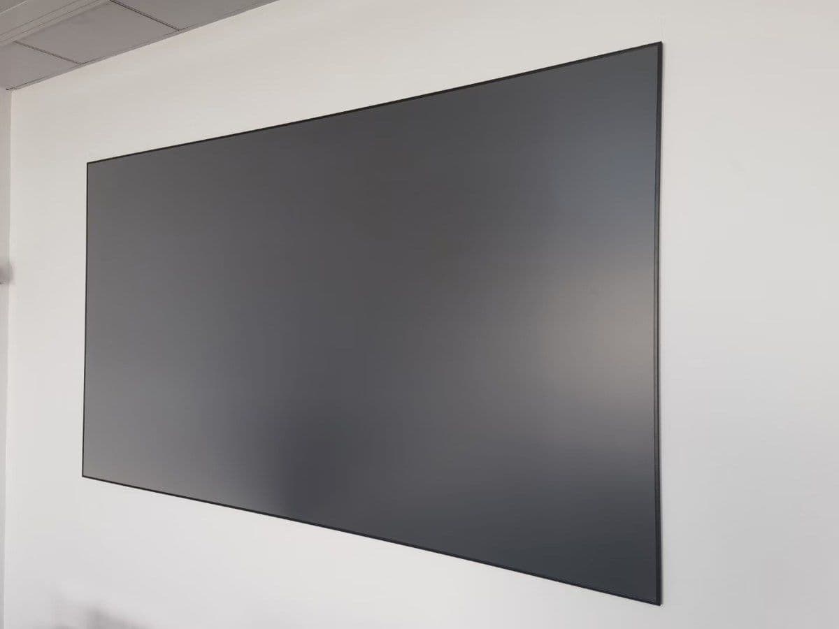 QMJM Zero-Edge Fixed-Frame Screen 100″