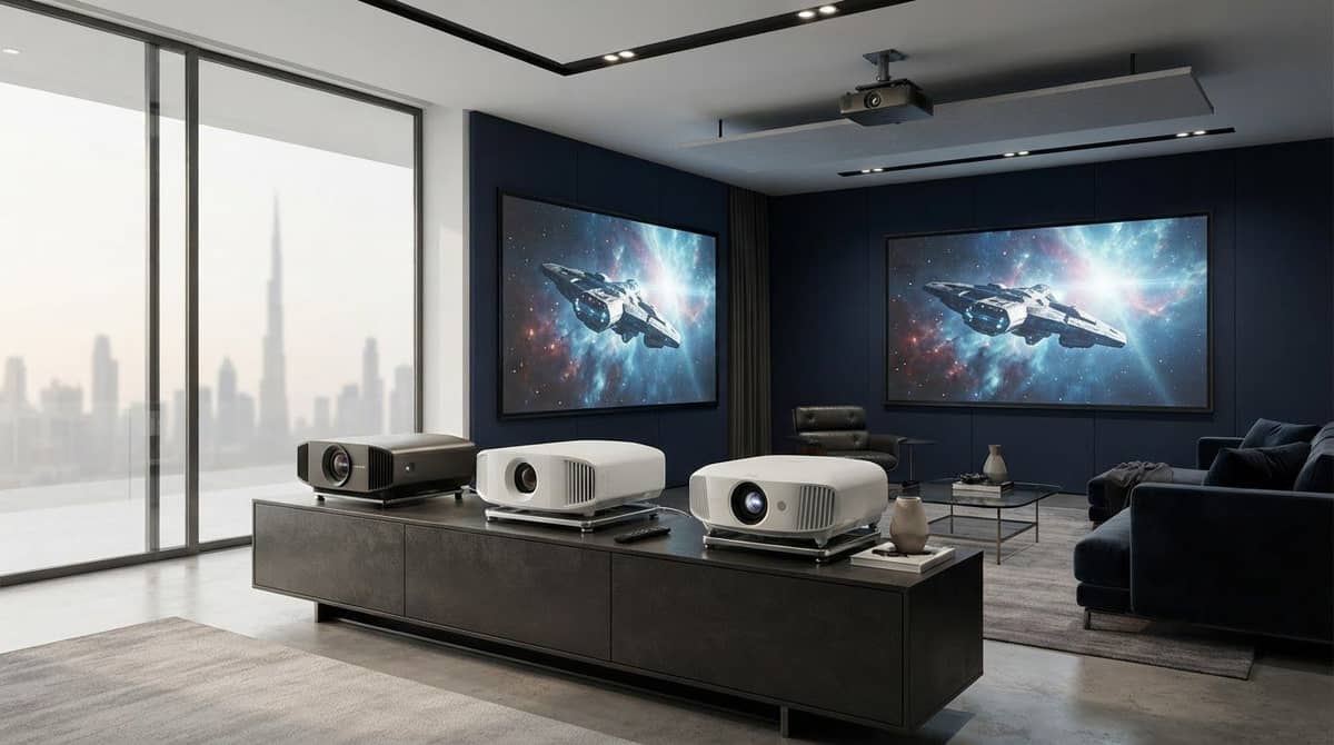 High-End 4K Projectors in the UAE: Sony vs. BenQ vs. LG (2026 Comparison)