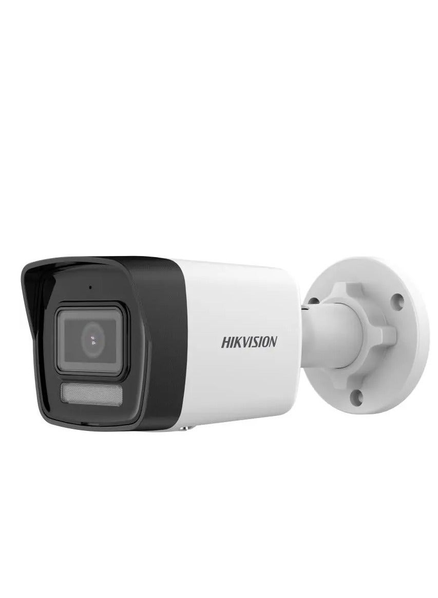 2 MP Smart Hybrid Light Fixed Bullet Network Camera, 2.8 mm Lens, H.265+ Compression, Up to 30m IR Light Range, Built-in Mic, IP67 Water & Dust...